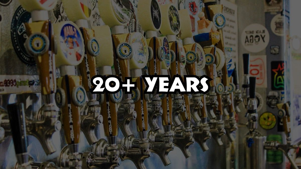 20+ Year Brewery Night event artwork