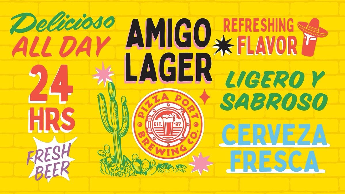 Amigo Lager Can Release - Now In 12oz Six Packs! event artwork