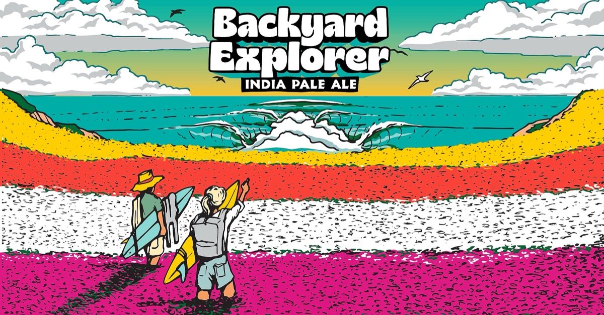 Backyard Explorer IPA Can Release event artwork