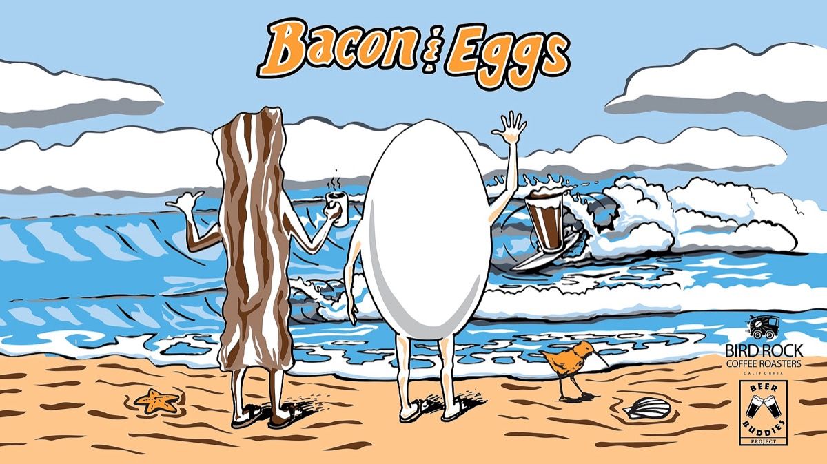 Bacon & Eggs Imperial Coffee Porter Release event artwork