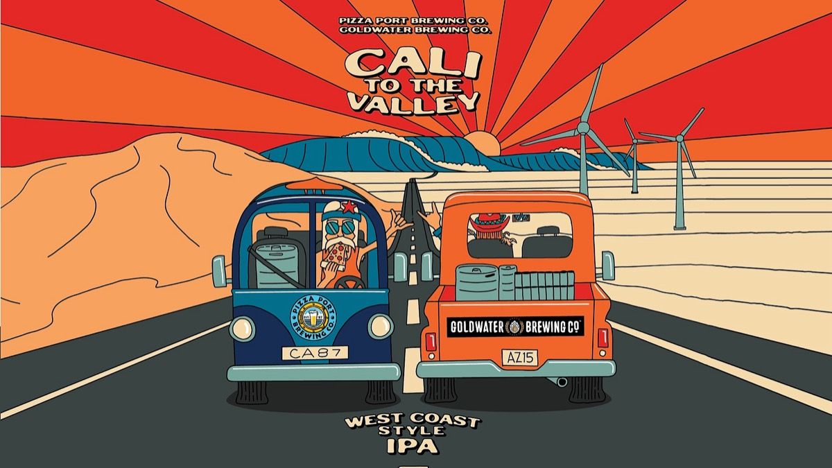 Cali to the Valley Can Release event artwork