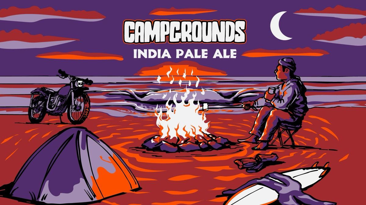 Campgrounds IPA Can Release event artwork