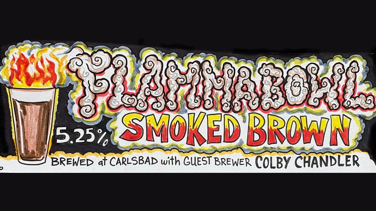 Flammabowl Smoked Brown Ale Release Party event artwork