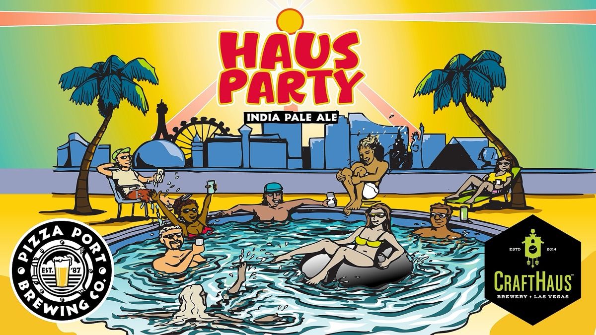 Haus Party IPA (Craft Haus Collab) Can Release event artwork