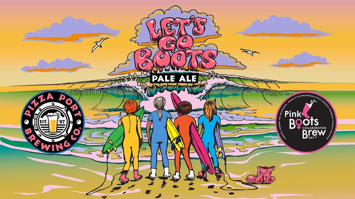 Let's Go Boots Pale Ale Can Release event artwork