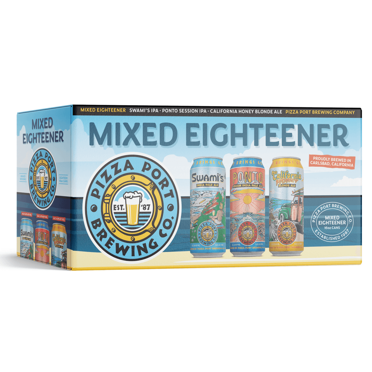 18 Pack Mixed Cans