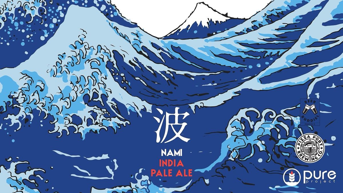 Nami IPA (Pure Project Collab) Can Release event artwork