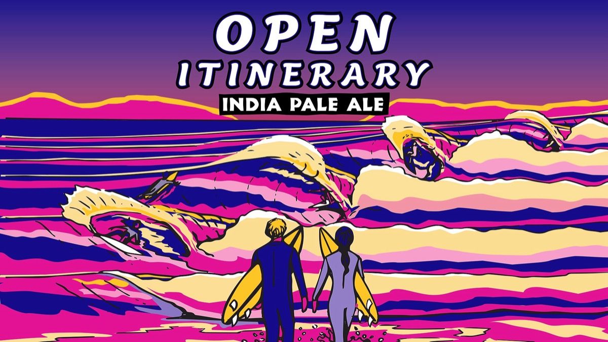 Open Itinerary IPA Can Release event artwork
