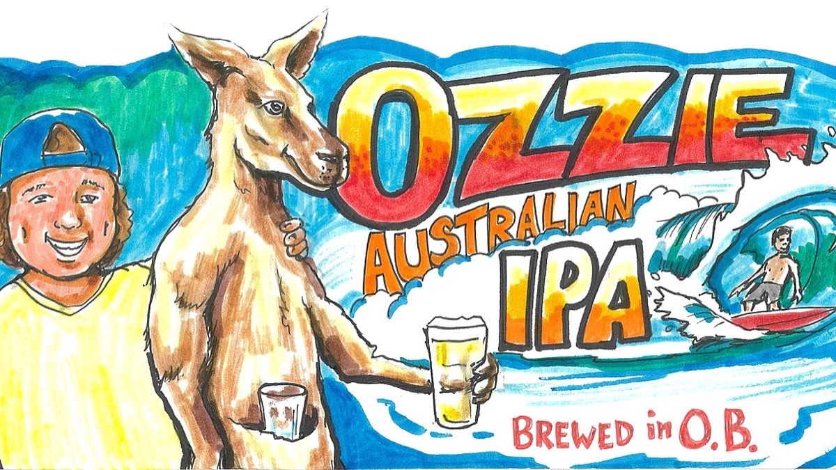 Ozzie Australian IPA Release event artwork