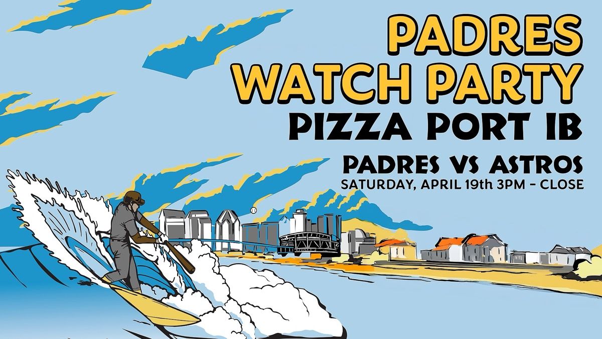 Padres Watch Party at Pizza Port Imperial Beach event artwork