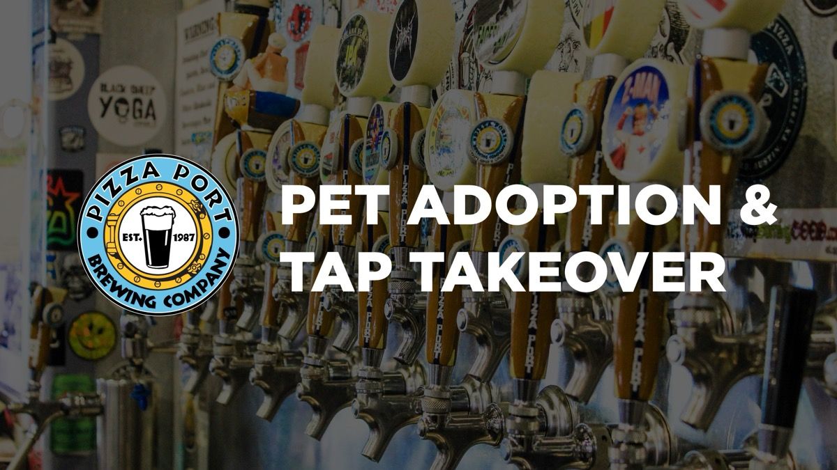 Pet Adoption & Tap Takeover event artwork