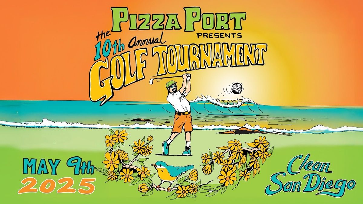 Pizza Port 10th Annual Golf Tournament 2025 event artwork
