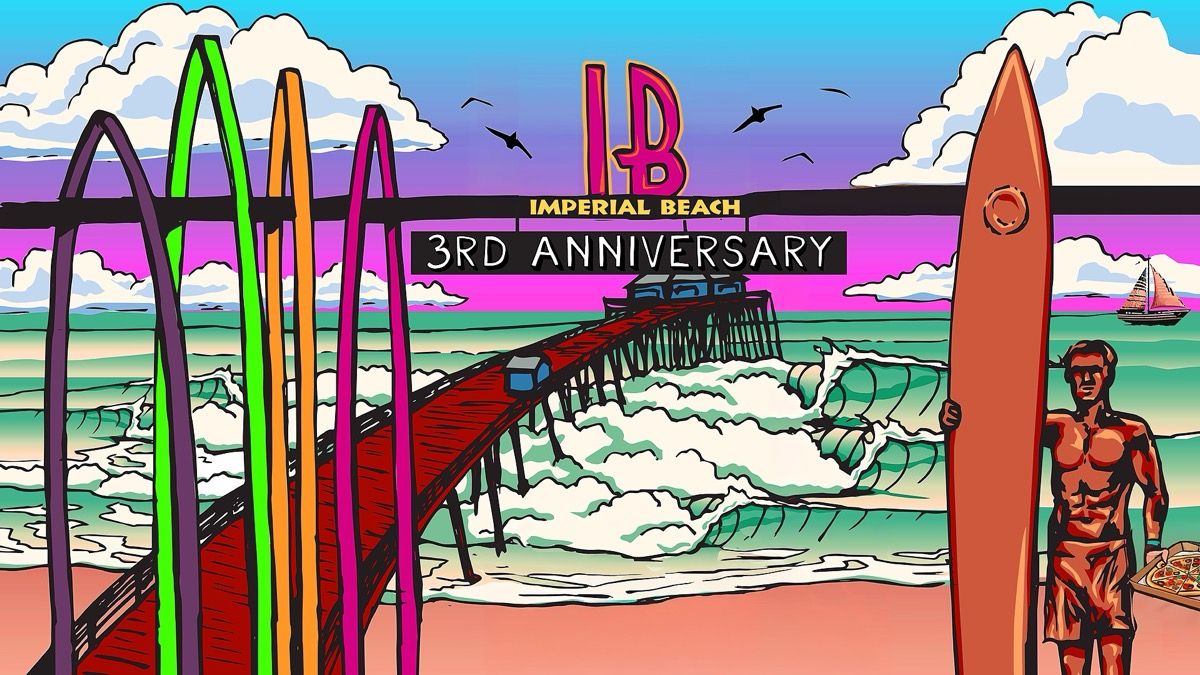 Pizza Port Imperial Beach 3rd Anniversary Family Event event artwork