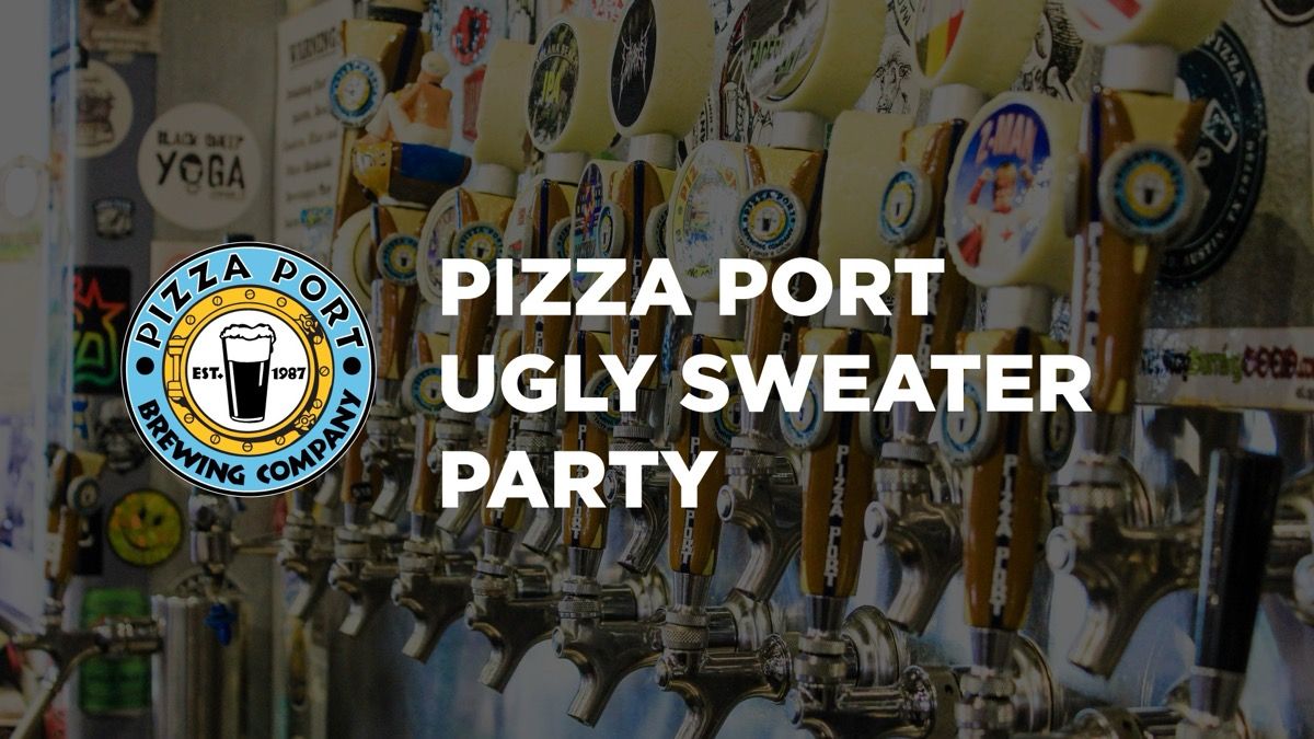 Pizza Port Ugly Sweater Party event artwork