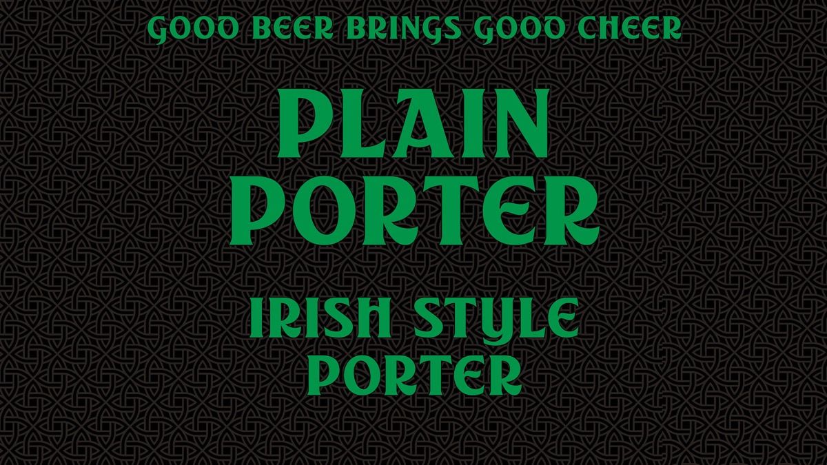 Plain Porter Can Release event artwork