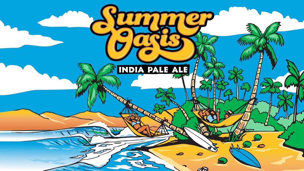 Summer Oasis IPA Can Release event artwork