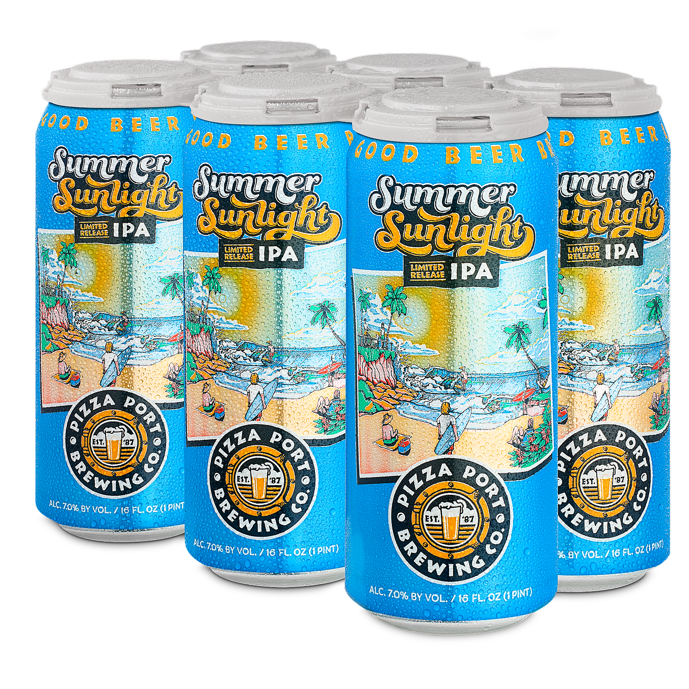 6 Pack 16 oz Cans