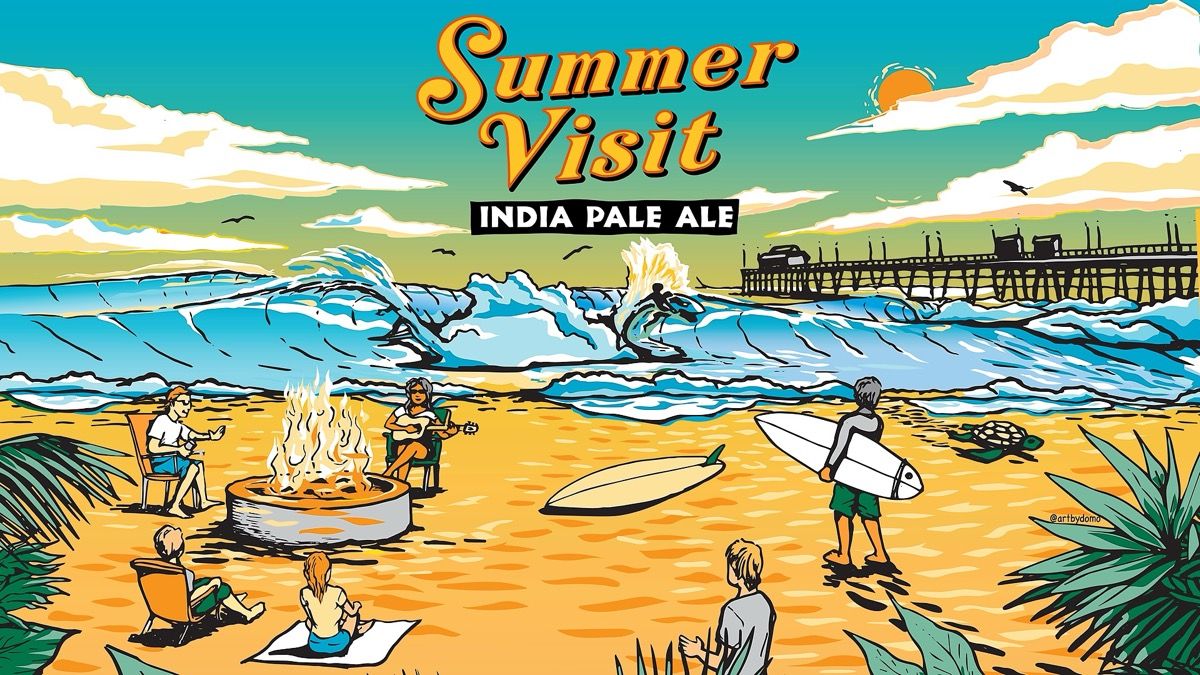 Summer Visit IPA Can Release event artwork