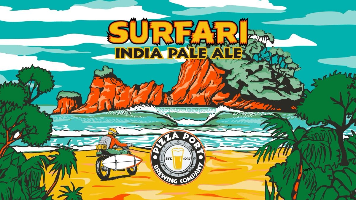 Surfari IPA Can Release event artwork