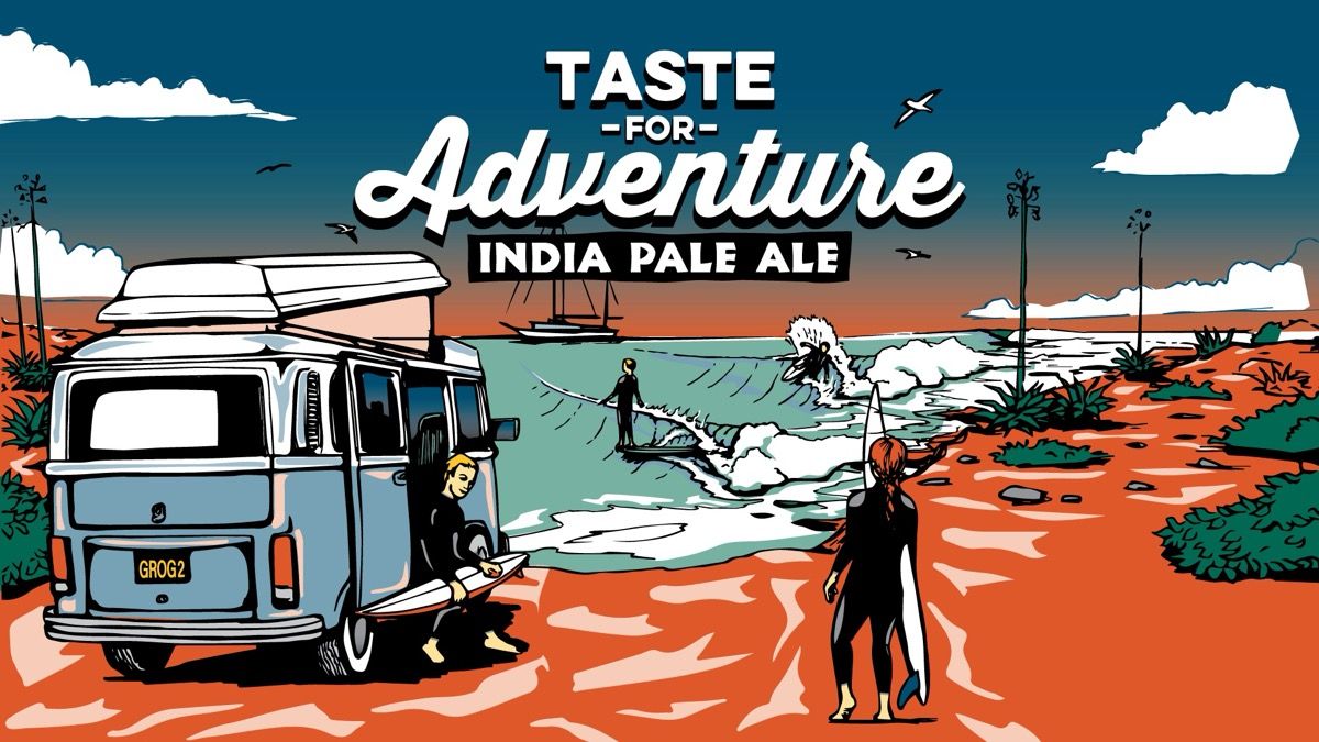 Taste for Adventure Can Release event artwork
