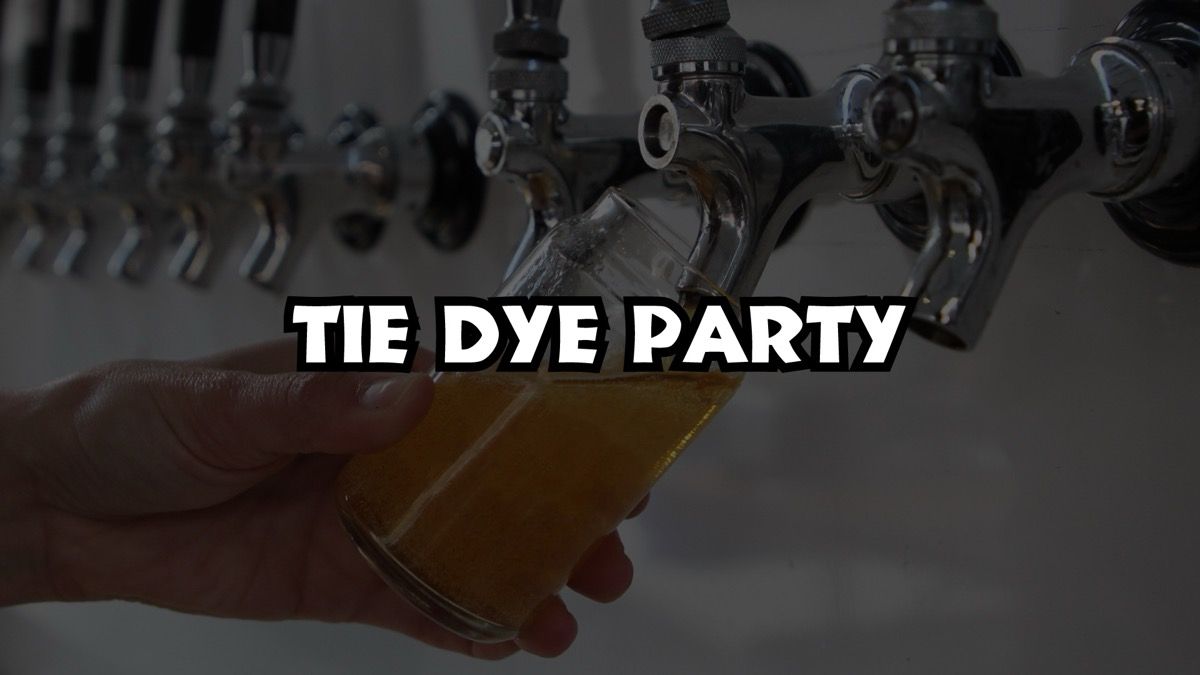 Tie Dye Party event artwork