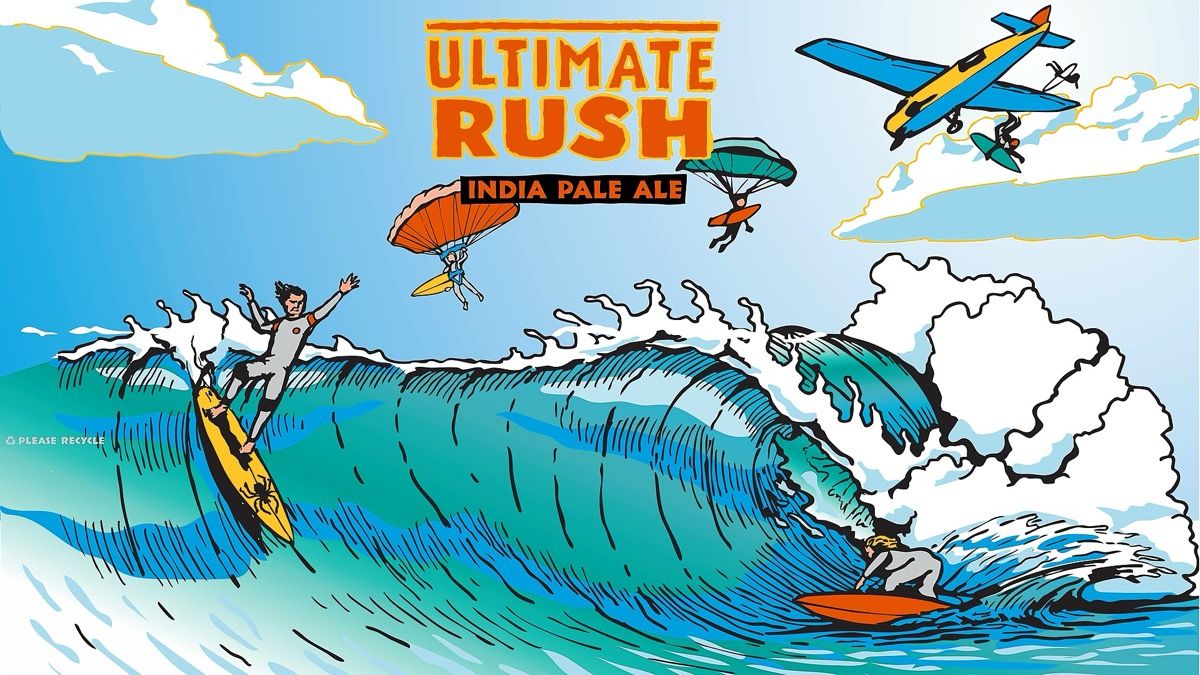 Ultimate Rush IPA (Tarantula Hill Collab) Can Release event artwork