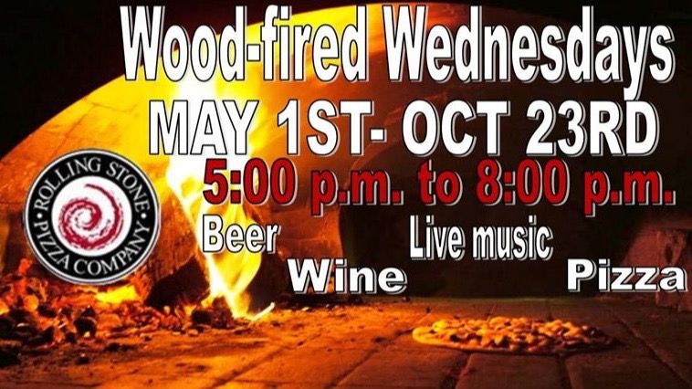 Wood Fired Wednesday event artwork